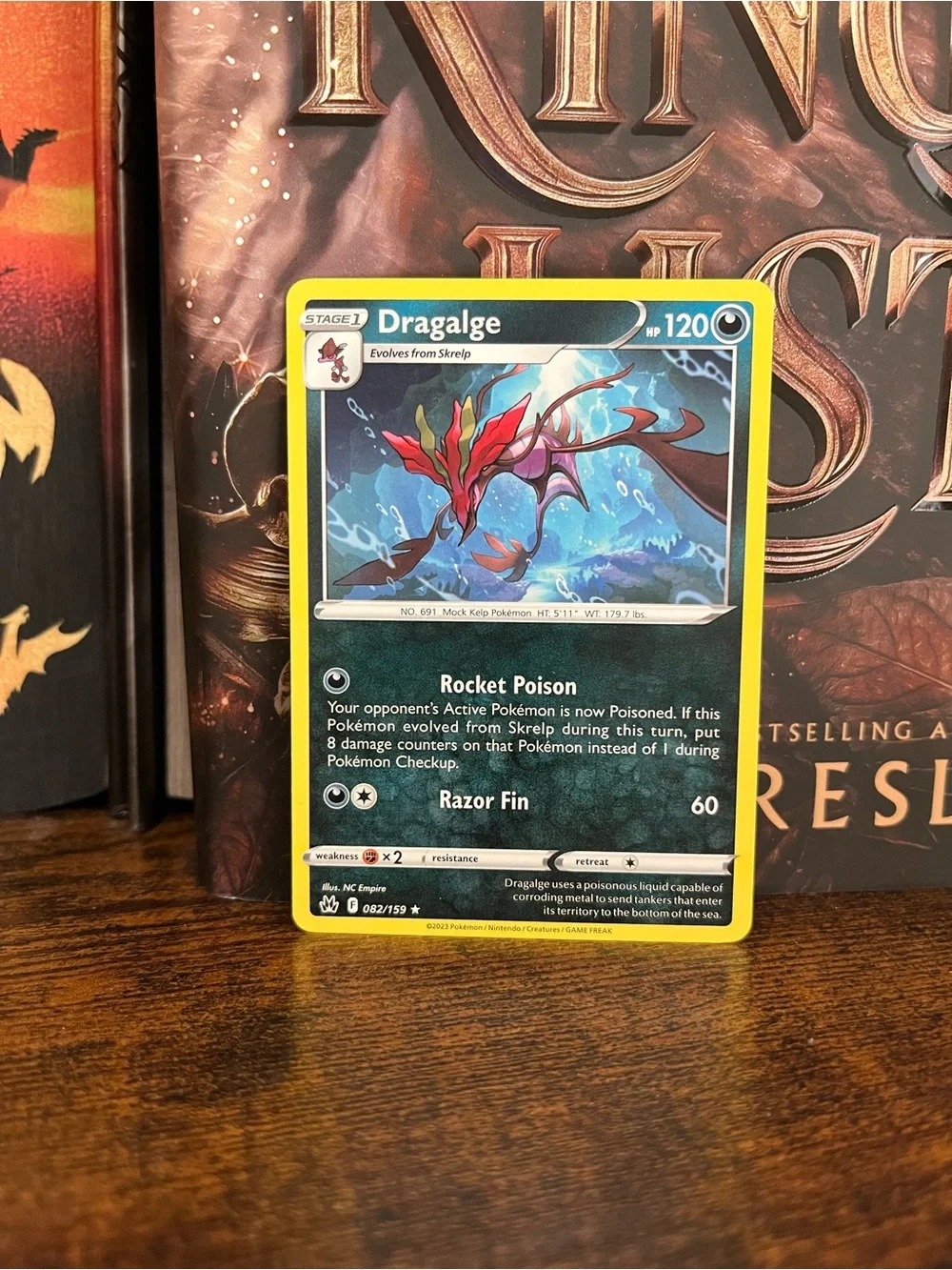 Dragalge Pokemon Trading Card Crown Zenith 082/159